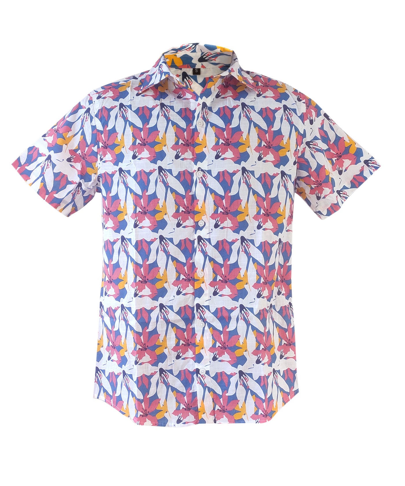 Paradise Found Hilo Gold Rayon Men's Hawaiian Shirt | AlohaOutlet